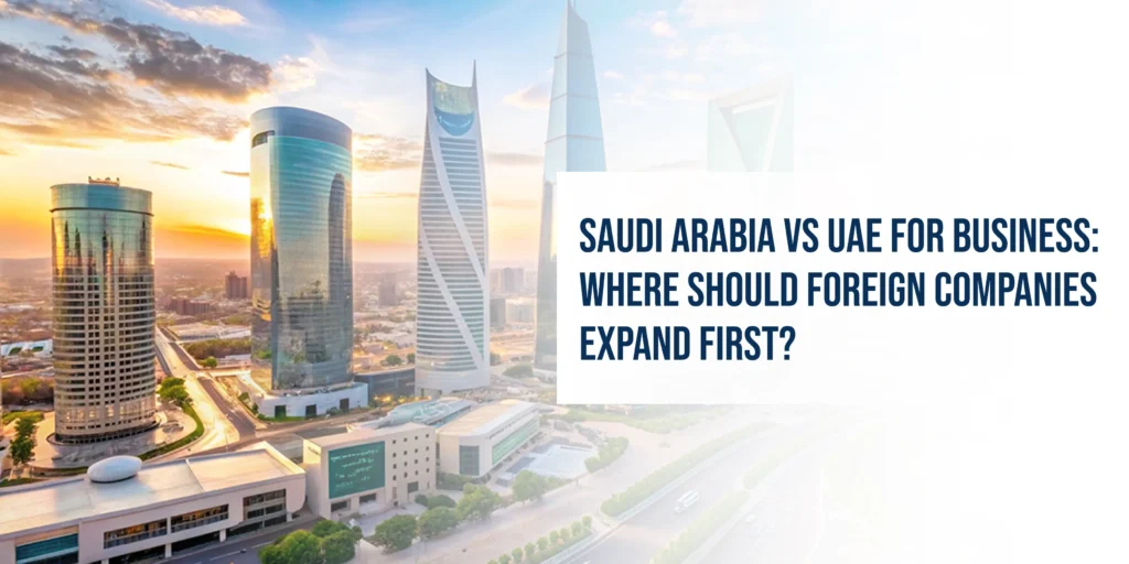Saudi Arabia vs UAE for Business: Where Should Foreign Companies Expand First?